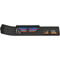 Wera 05022639001 Juego de Llaves Acodadas con 9 Piezas- Multicolor